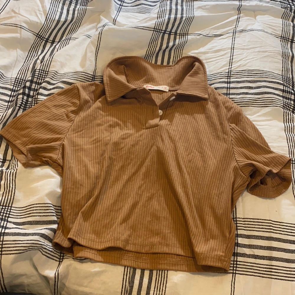 Polo crop top